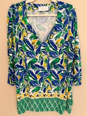 L Cappagallo vibrant tunic top